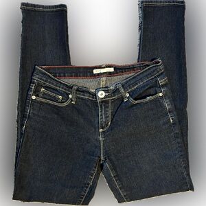 Red Blue Denim Size 5R Dark Blue 5 Pocket lightweight denim skinny jeans